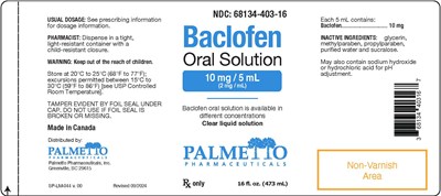 label - 68134 403 16 bottle